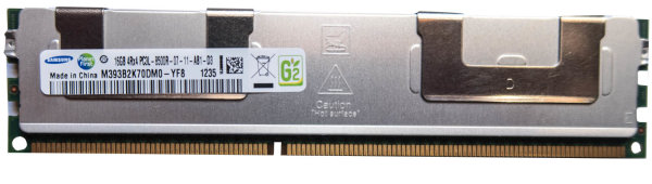 Samsung RAM M393B2K70DM0-YF8  16GB 4Rx4 ECC PC3L-8500R 1066MHz