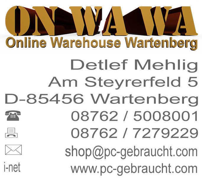 OnWaWa PC gebraucht Adresse Detlef Mehlig